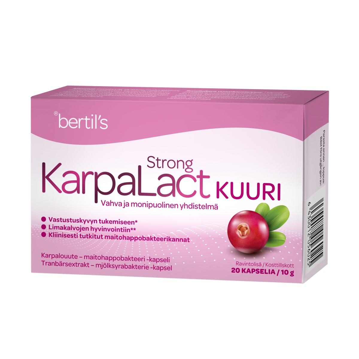 BERTILS KARPALACT STRONG KAPSLID N20 - Tootepilt