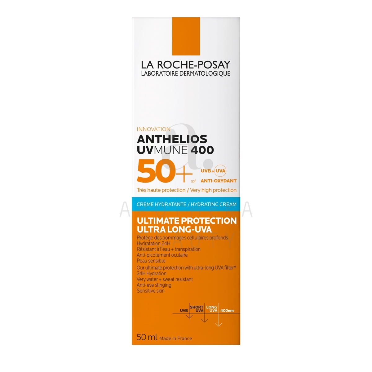 LA ROCHE-POSAY PÄIKESEKAITSEKREEM NÄOLE NIISUTAV SPF50 50ML - Tootepilt