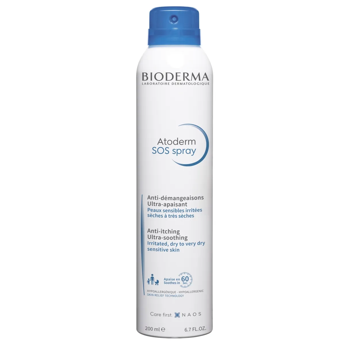 BIODERMA ATODERM SOS SÜGELUSVASTANE SPREI 200ML - Tootepilt