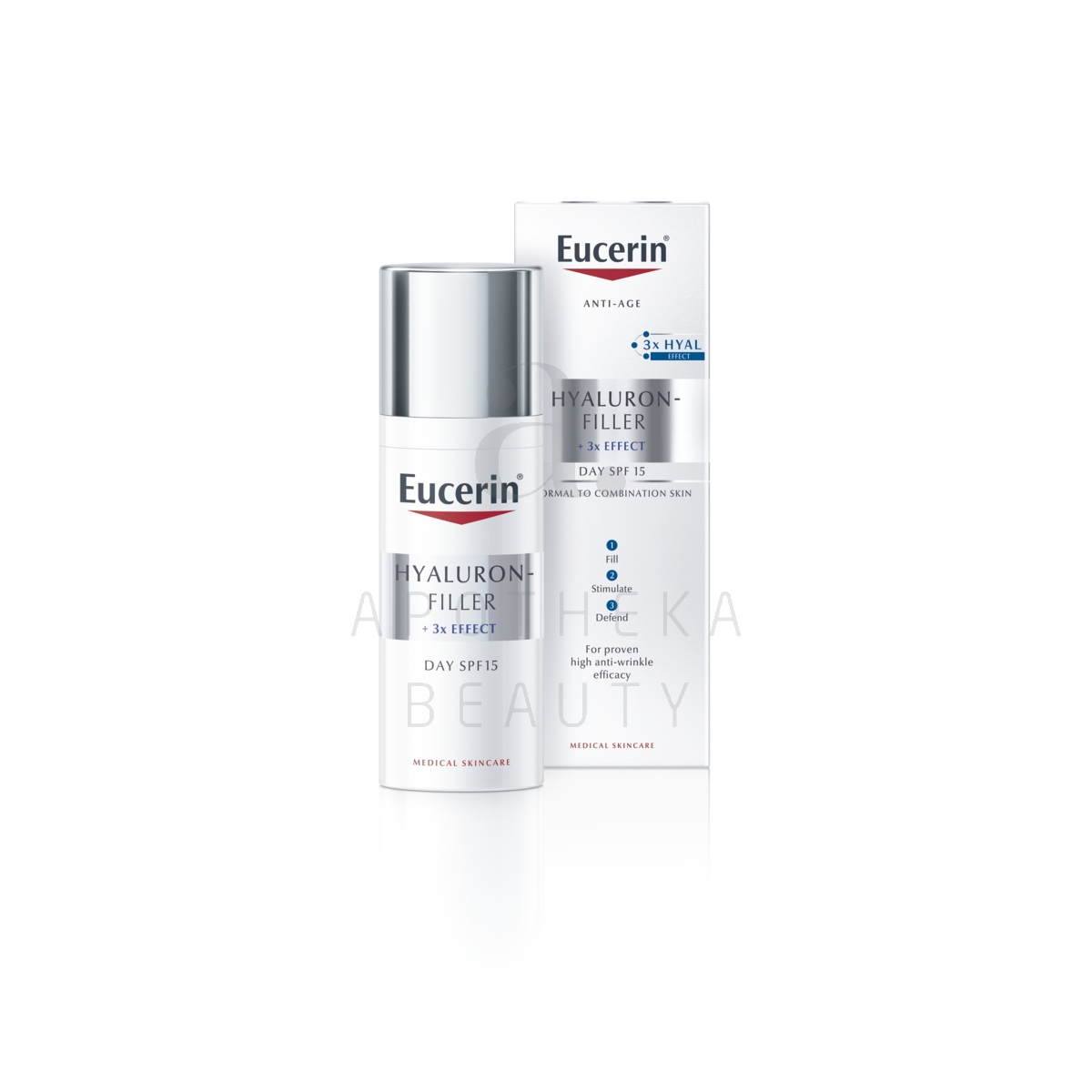 EUCERIN HYALURON-FILLER PÄEVAKREEM NORM. JA KOMB.NAHALE 50ML - Tootepilt