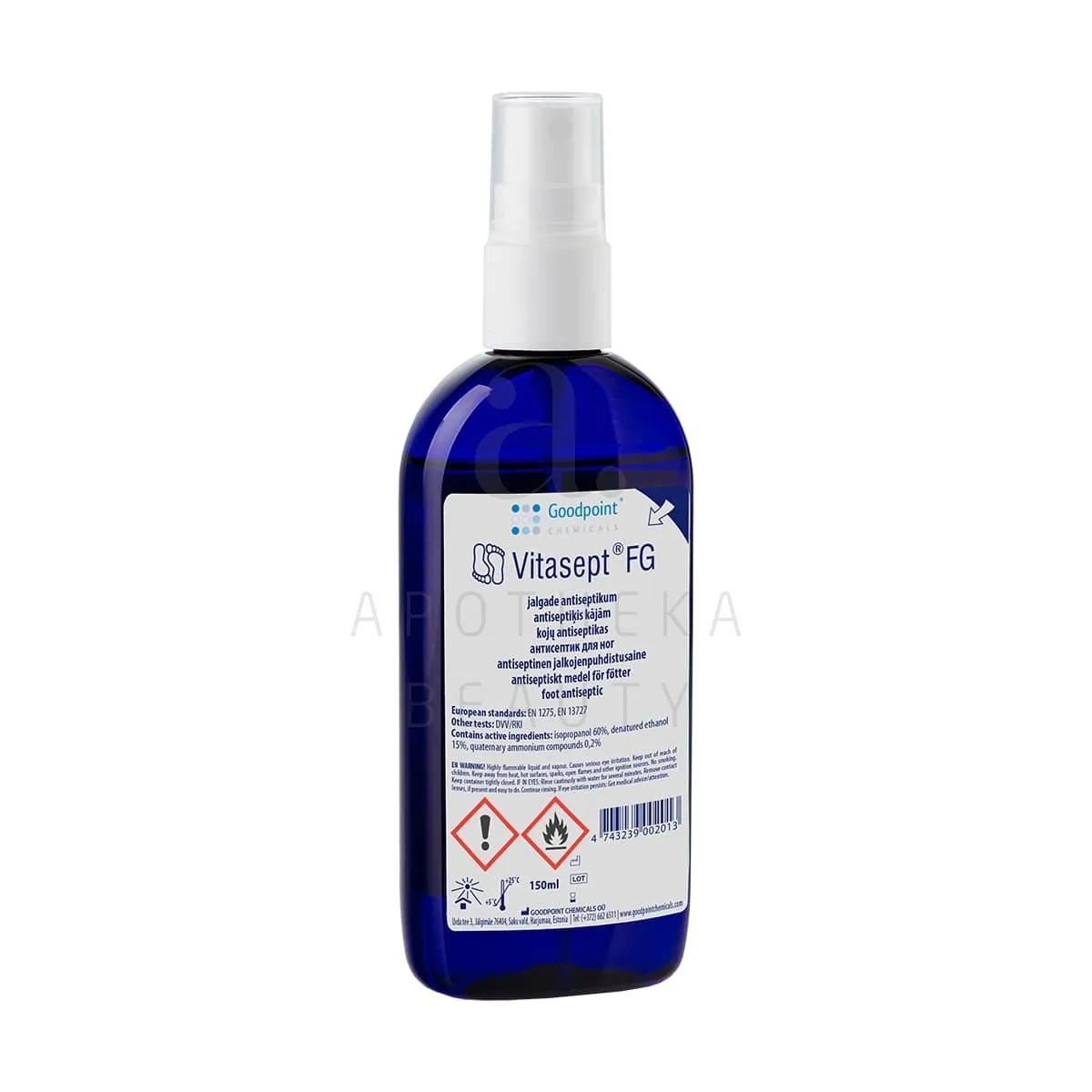 VITASEPT FG 150ML (ANTISEPTIK JALGADELE) - Tootepilt