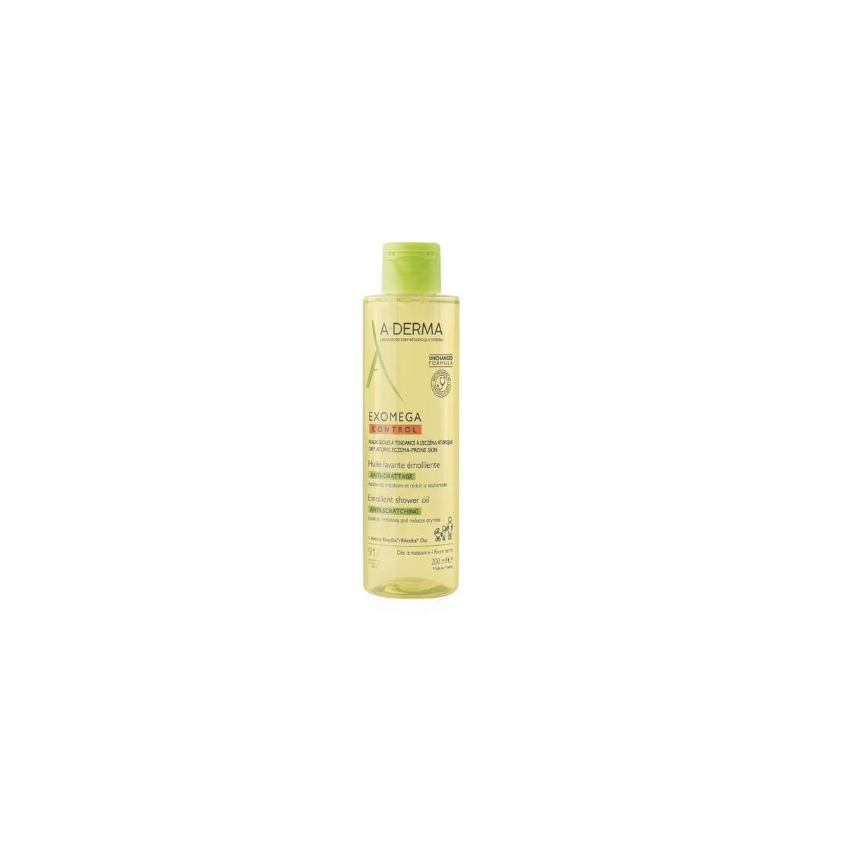 A-DERMA EXOMEGA CONTROL DUSHIÕLI ATOOPILISELE NAHALE 200ML UUS - Tootepilt