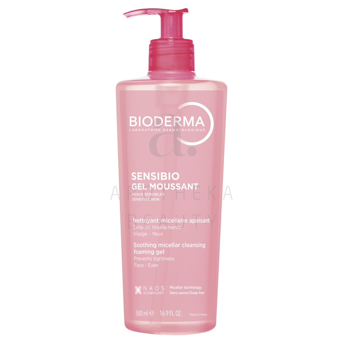 BIODERMA SENSIBIO GEEL-VAHT TUNDLIKULE NAHALE 500ML - Tootepilt
