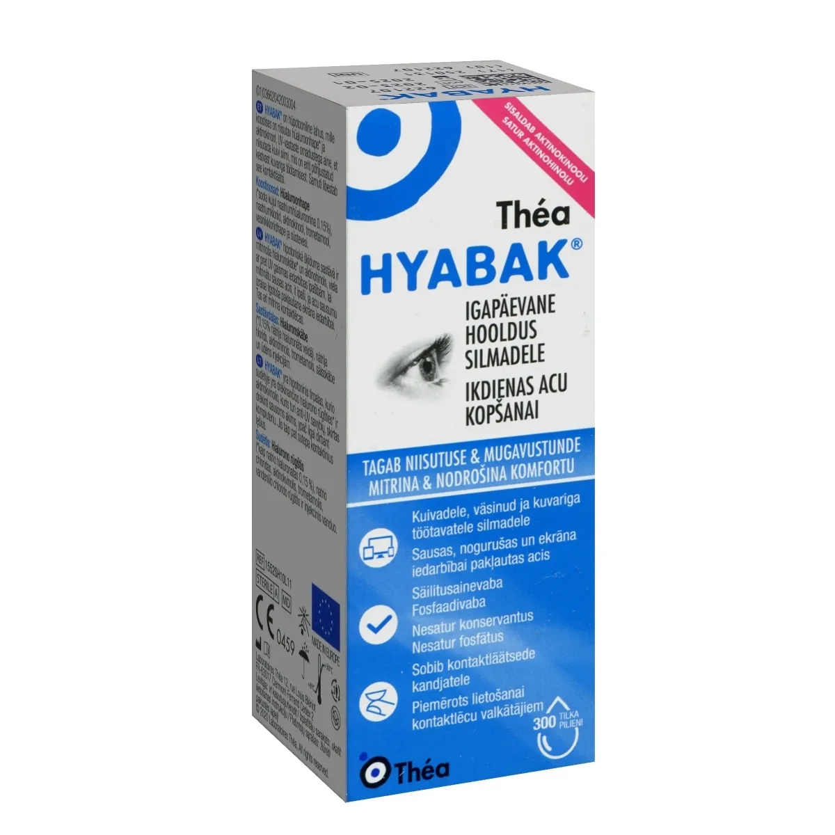 Hyabak niisutavad silmatilgad - Tootepilt