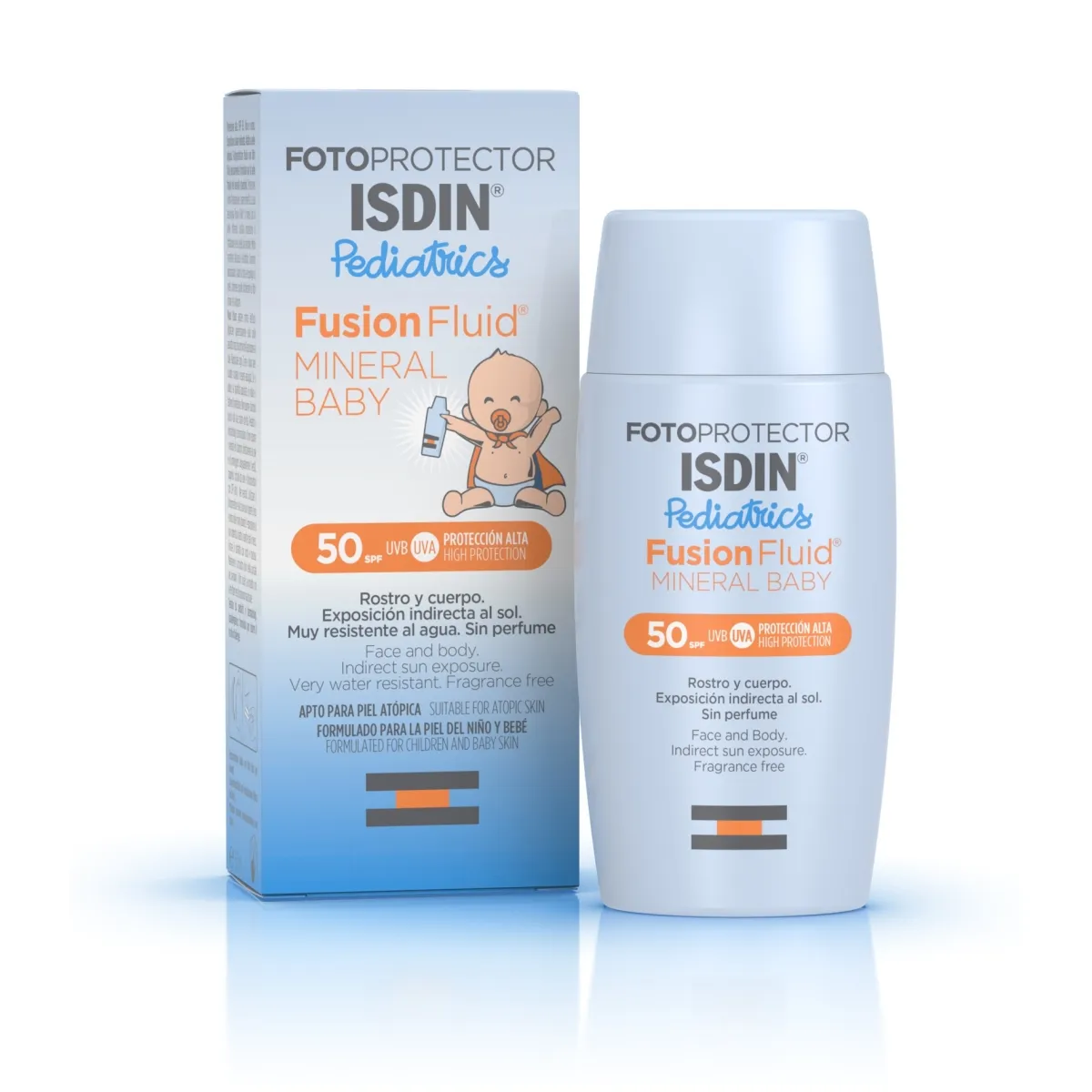 ISDIN SUN PÄIKESEKAITSEEMULSIOON MINERAL LASTELE SPF50 50ML - Tootepilt
