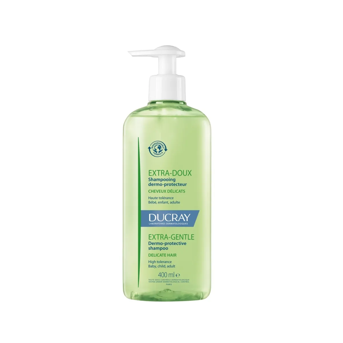 DUCRAY EXTRA-GENTLE SHAMPOON ERITI ÕRN 400ML - Tootepilt