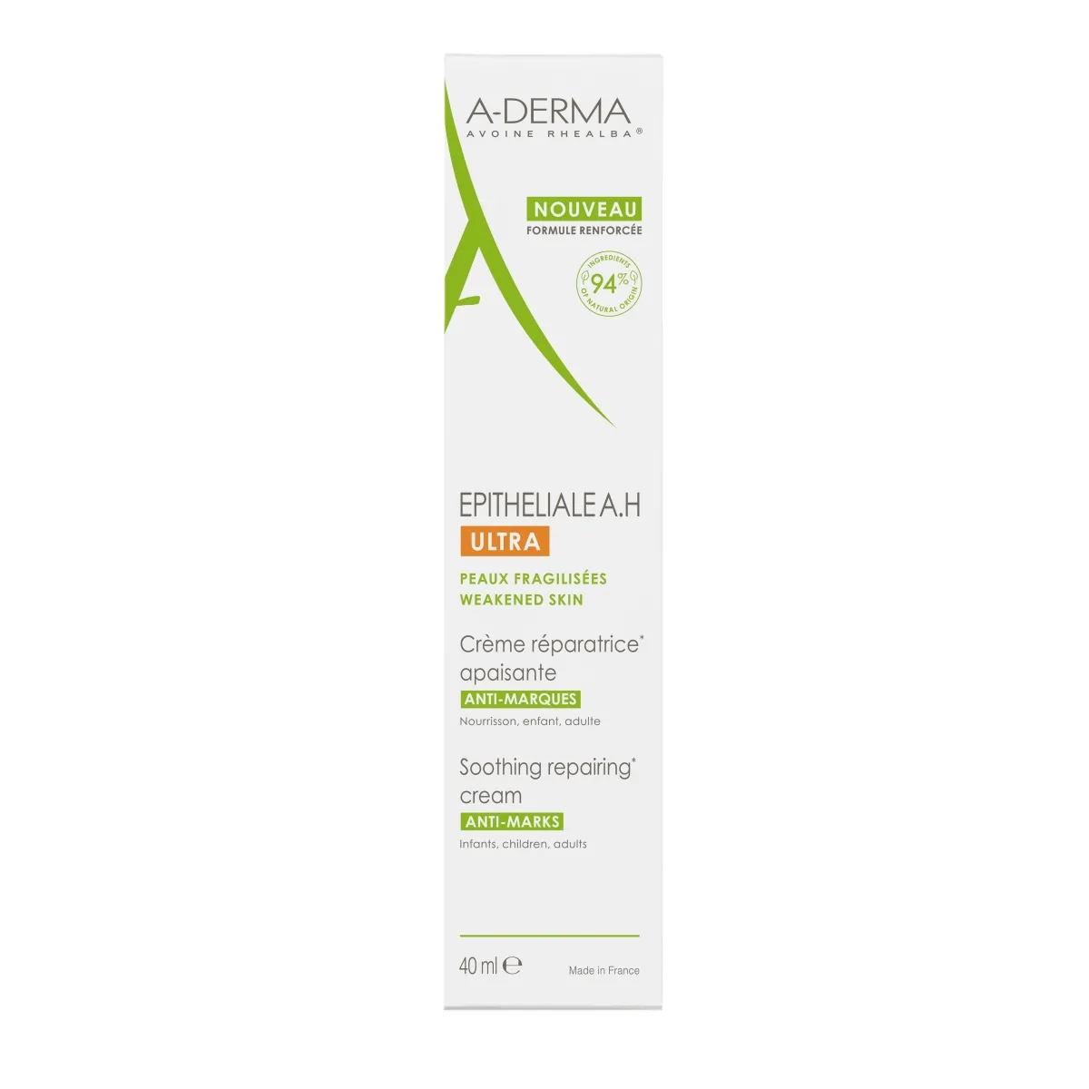 A-DERMA EPITHELIALE ULTRA KREEM TAASTAV 40ML - Tootepilt 1