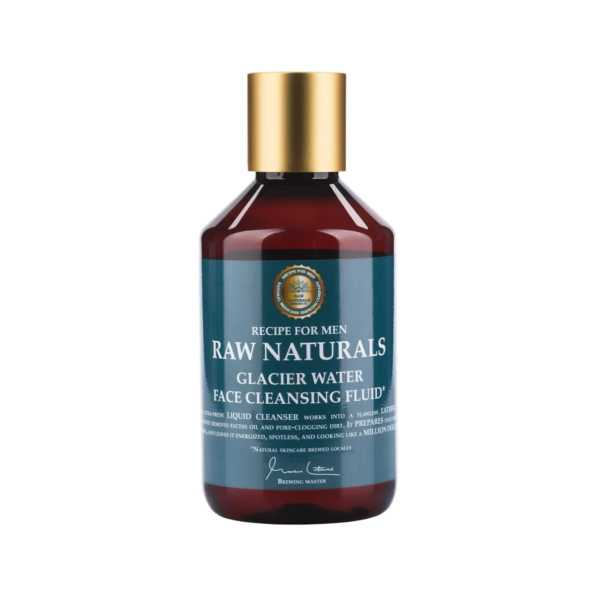RECIPE FOR MEN RAW NATURALS NÄOPUHASTUSVEDELIK 250ML - Tootepilt