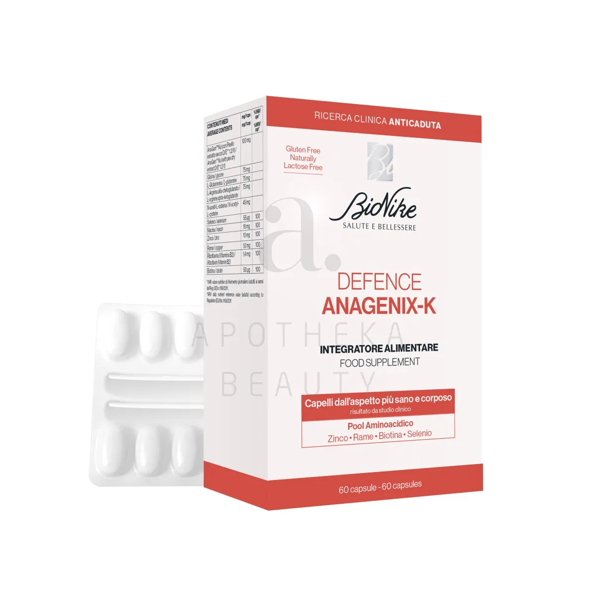 BIONIKE ANAGENIX-K VITAMIINID JUUSTELE CAPS N60 - Tootepilt