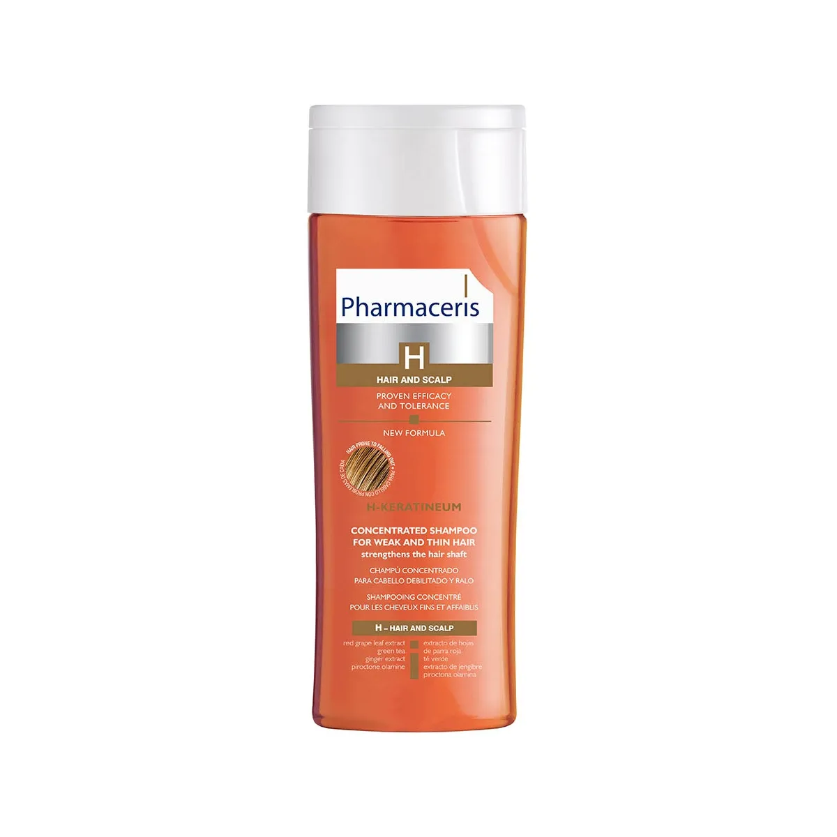PHARMACERIS H KERATINEUM SHAMPOON TUGEVDAV 250ML - Tootepilt