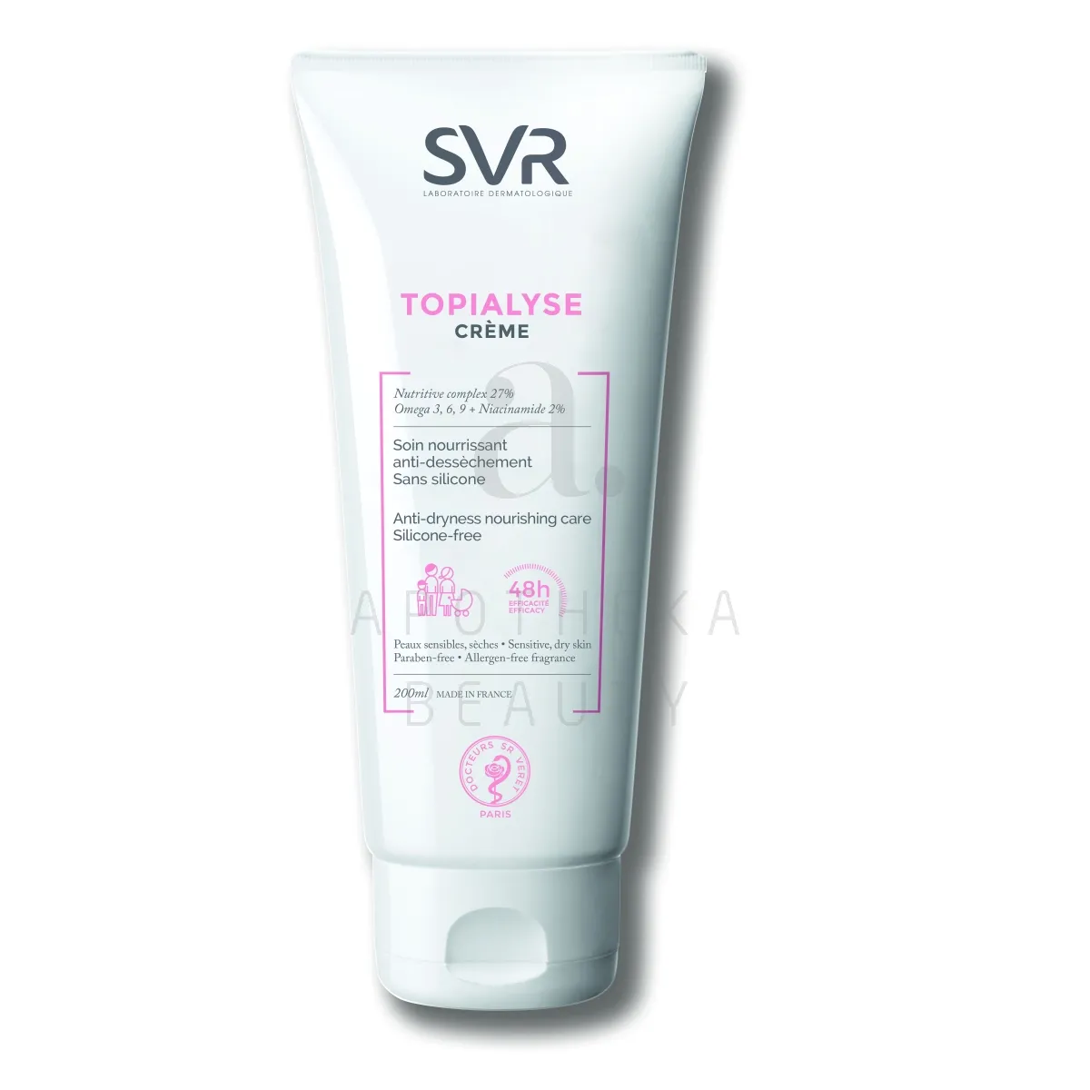 SVR TOPIALYSE RAHUSTAV KREEM ATOOPILISELE NAHALE 200ML - Tootepilt