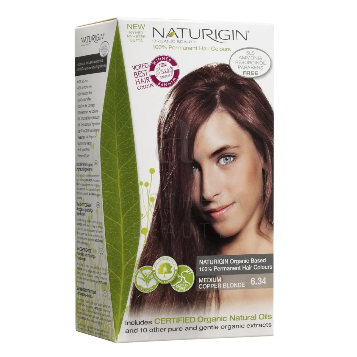 NATURIGIN JUUKSEVÄRV MEDIUM COPPER BLONDE 6,34 - Tootepilt