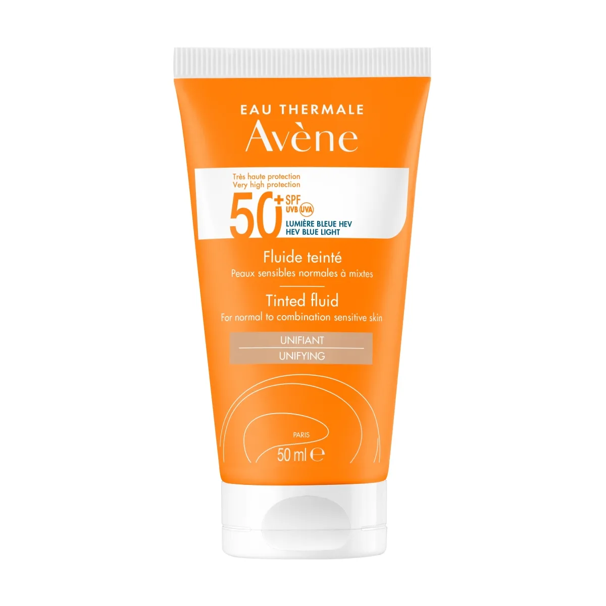 AVENE SUN PÄIKESEKAITSEEMULSIOON TOONITUD SPF50+ 50ML - Tootepilt 1