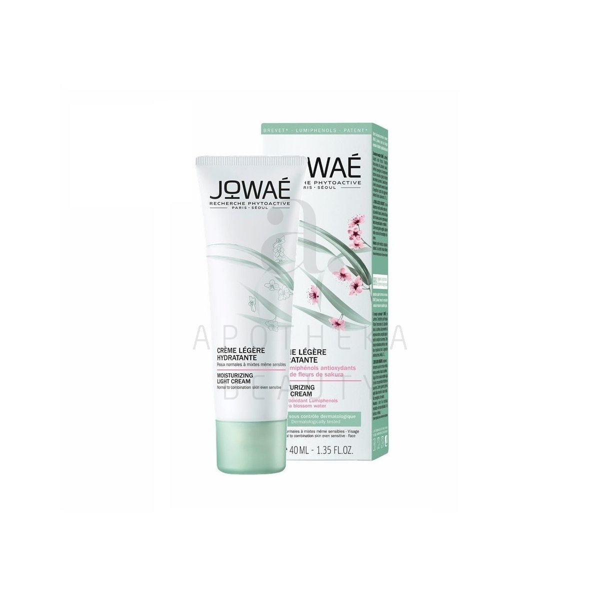 JOWAÉ NÄOKREEM KERGE JA NIISUTAV 40ML - Tootepilt 1
