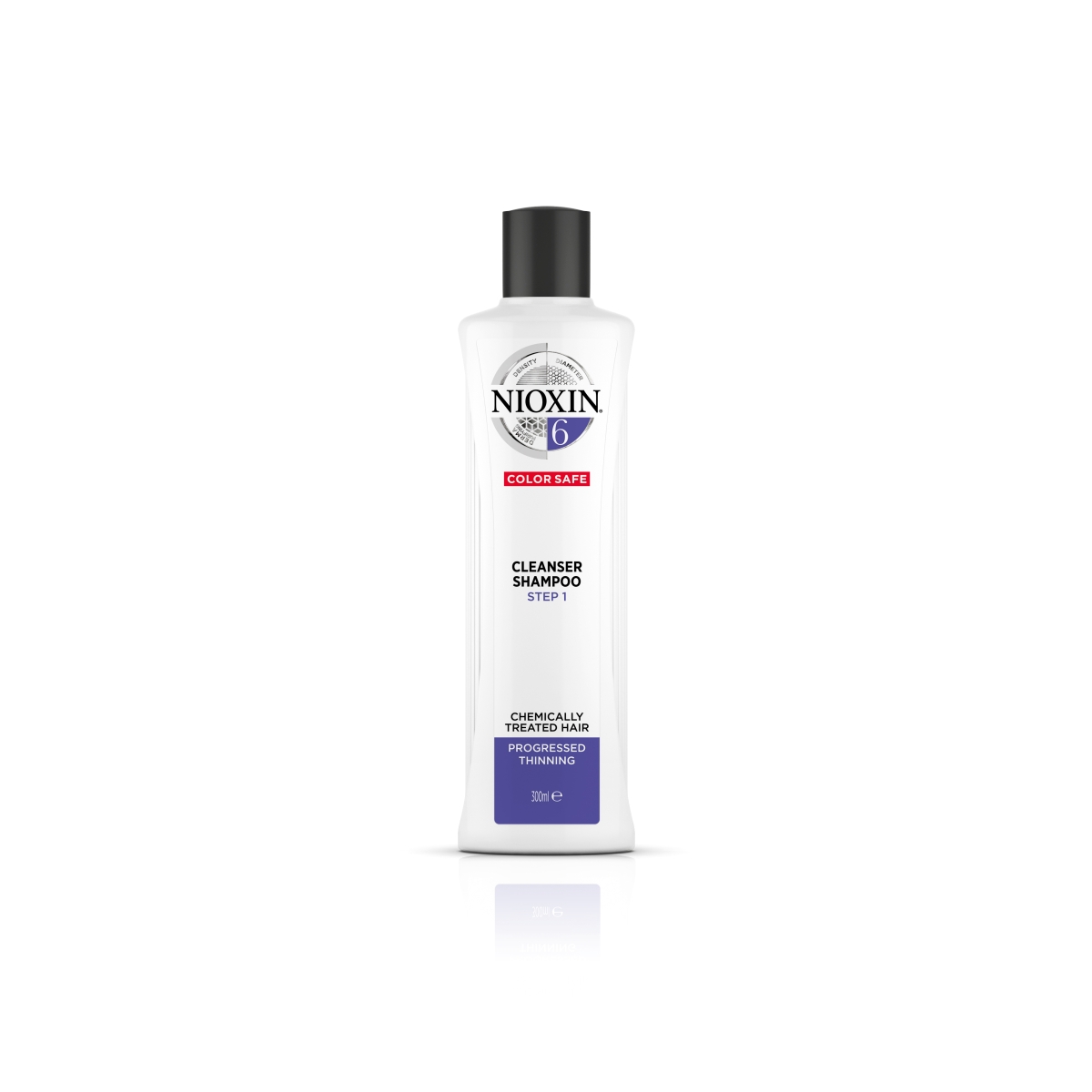 NIOXIN SYS6 SHAMPOON KEEMILISELT TÖÖDELDUD JUUSTELE 300ML - Tootepilt