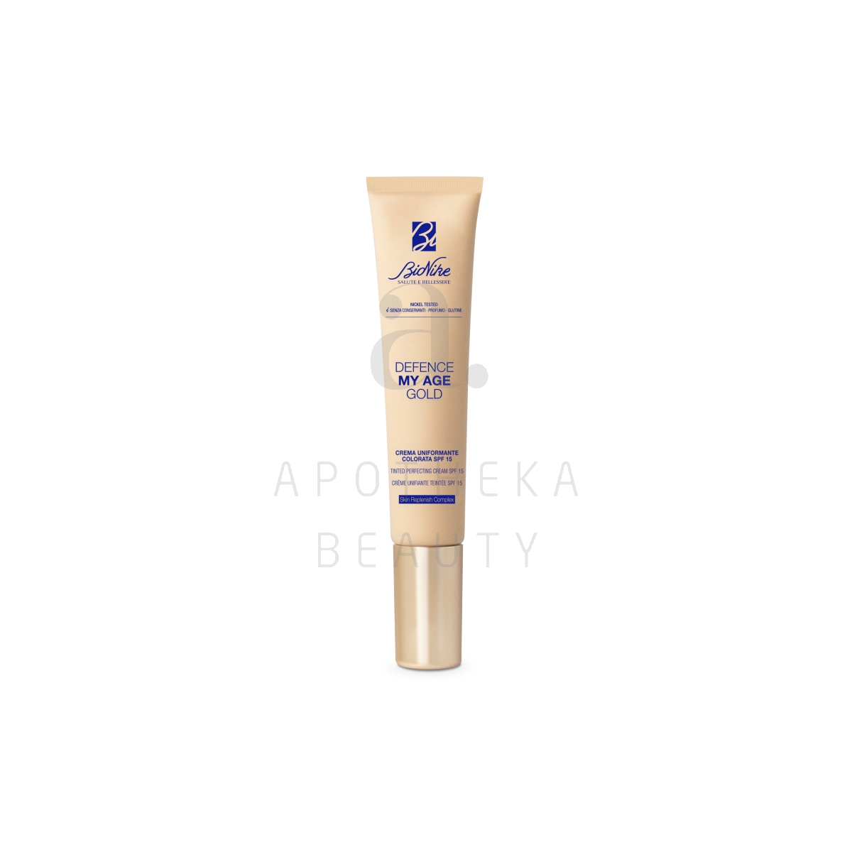 BIONIKE MY AGE GOLD PÄEVAKREEM JUMET ÜHTLUSTAV SPF15 40ML - Tootepilt 1