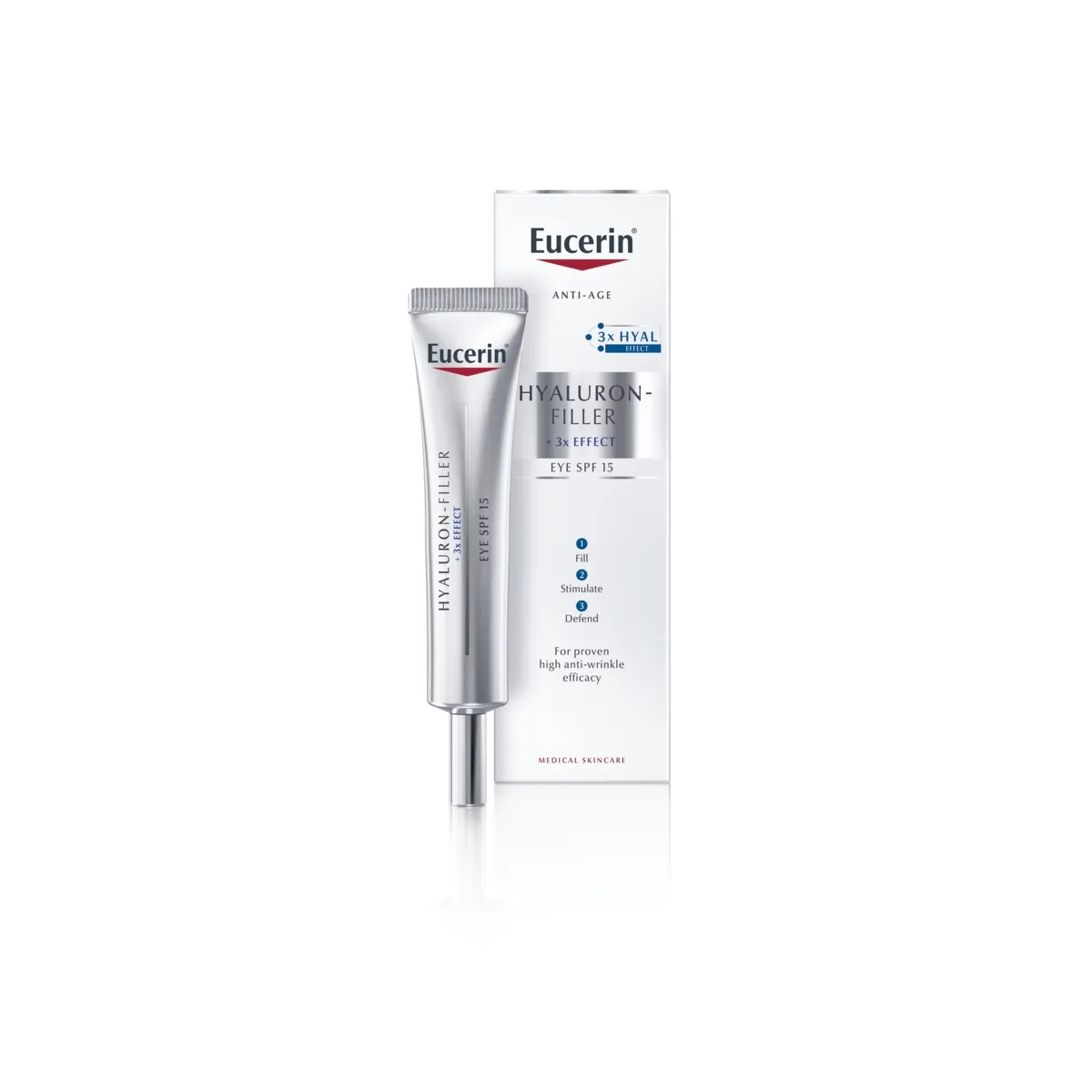 EUCERIN HYALURON-FILLER SILMAÜMBRUSKREEM 15ML - Tootepilt