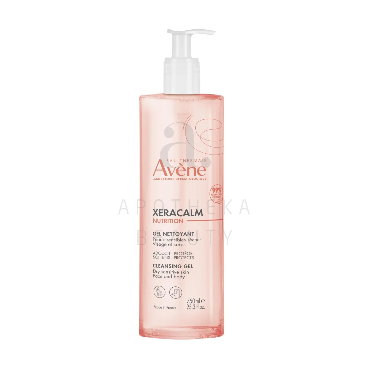AVENE XERACALM NUTRITION PESEMISGEEL 750ML - Tootepilt