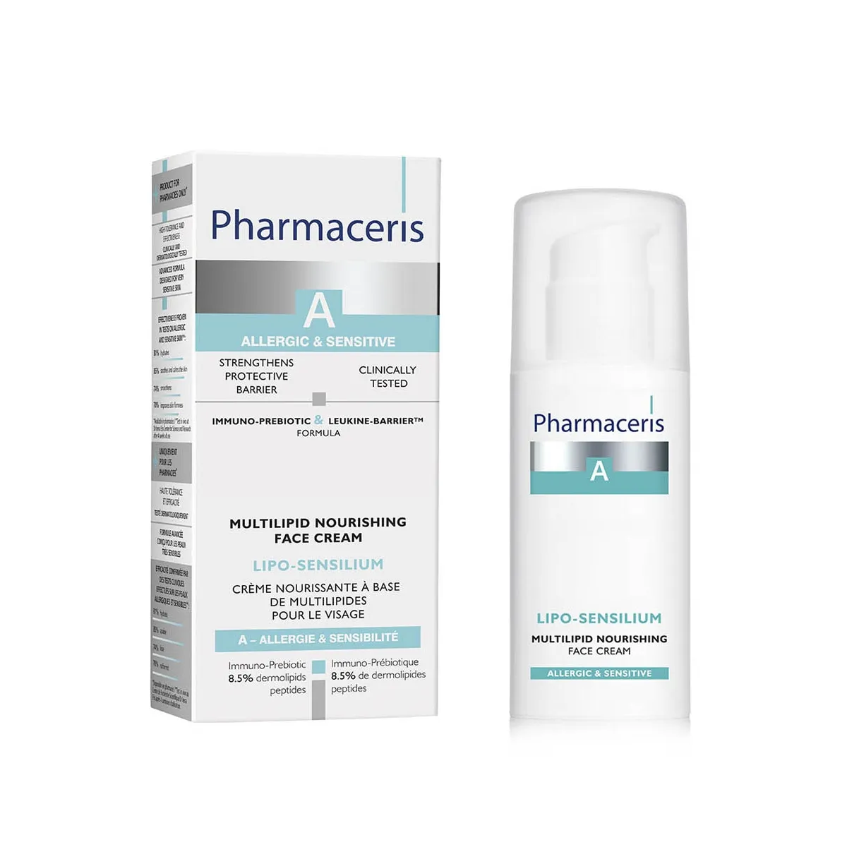 PHARMACERIS A LIPO-SENSILIUM NÄOKREEM TOITEV 50ML - Tootepilt