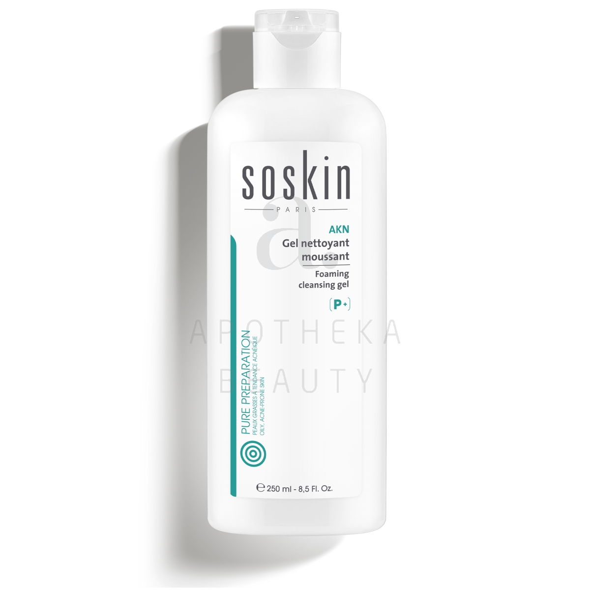SOSKIN PARIS AKN PUHASTUSGEEL 250ML - Tootepilt