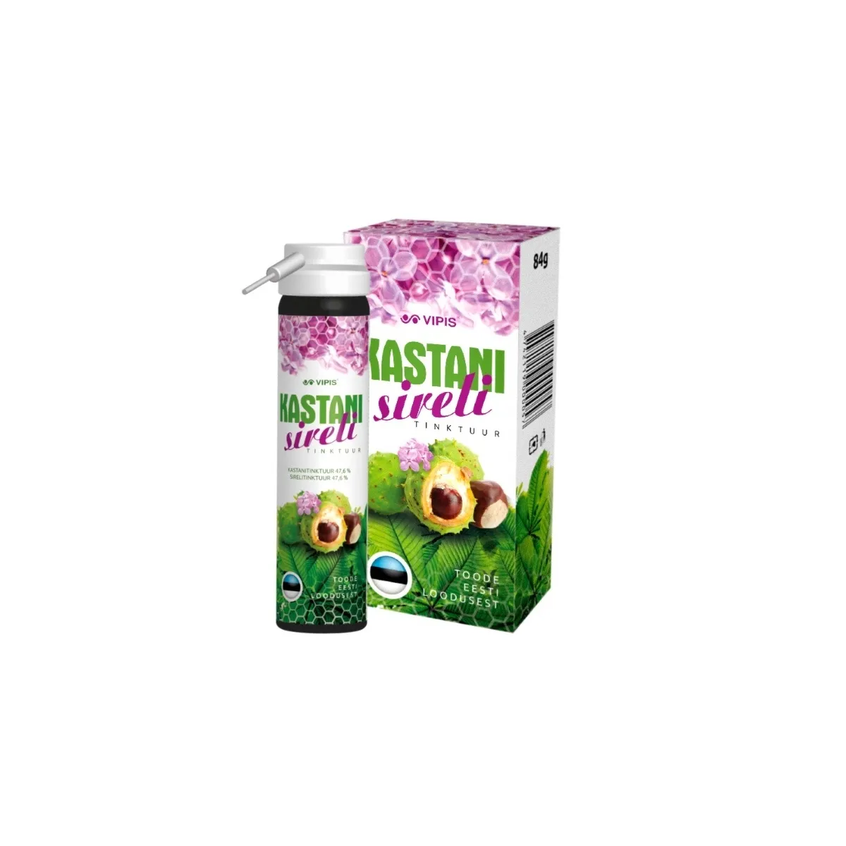 VIPIS KASTANI-SIRELI TINKTUUR AEROSOOL 84G - Tootepilt