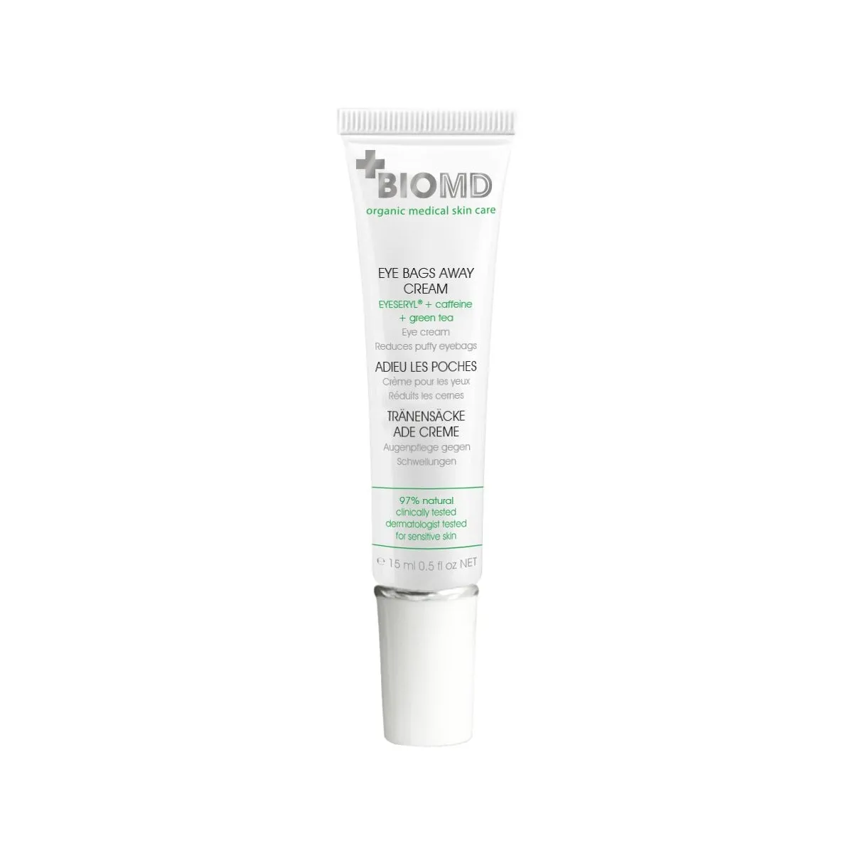 BIOMD EYE BAGS AWAY SILMAKREEM TURSETE VASTU 15ML - Tootepilt