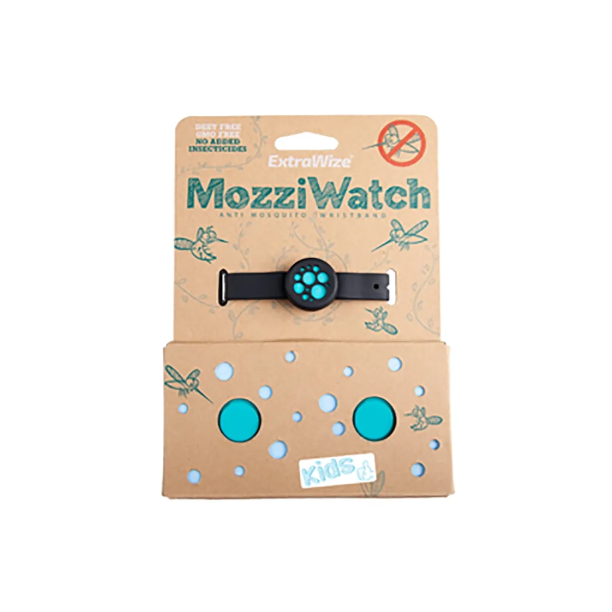 MOZZIWATCH SÄÄSETÕRJE KÄEPAEL LASTELE SININE + 2 TÄITETABLETTI - Tootepilt