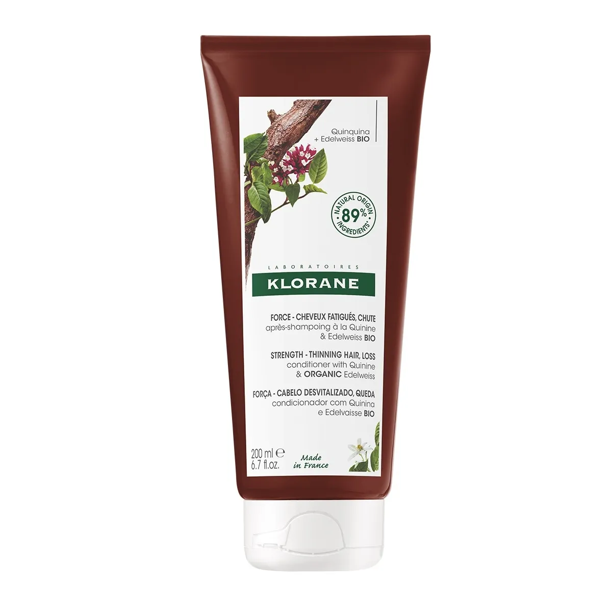 KLORANE JUUKSEPALSAM HINIINI JA EEDELVEISSI EKSTRAKTIGA 200ML - Tootepilt