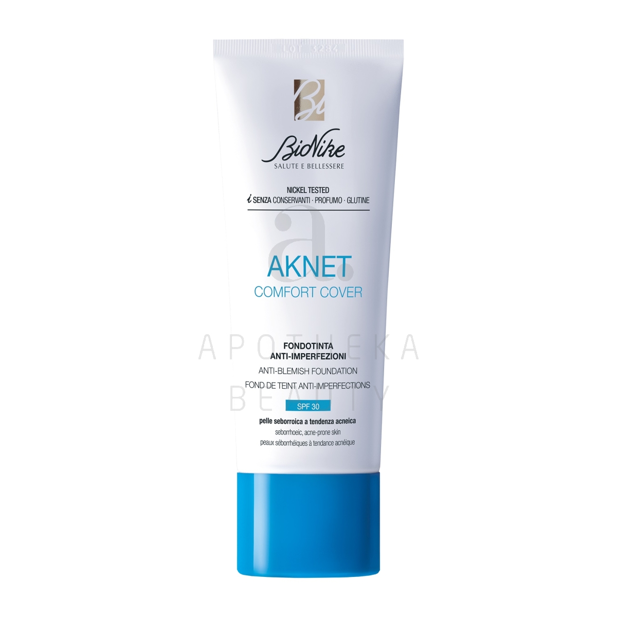 BIONIKE AKNET COMFORT COVER JUMESTUSKREEM SPF30 104 BISCUIT 30ML - Tootepilt 1