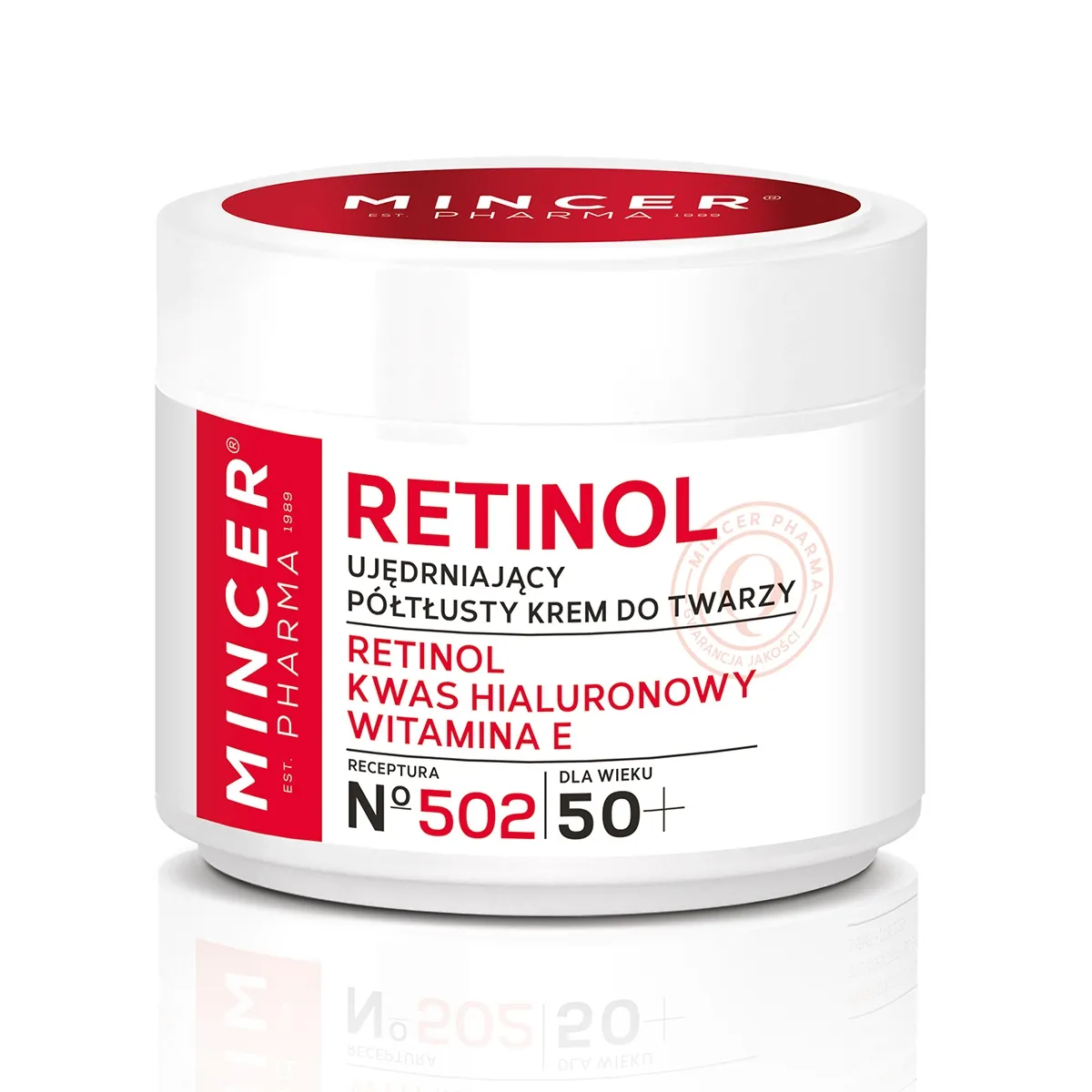 MINCER PHARMA NÄOKREEM RETINOOLIGA PINGULDAV 50+ 50ML - Tootepilt