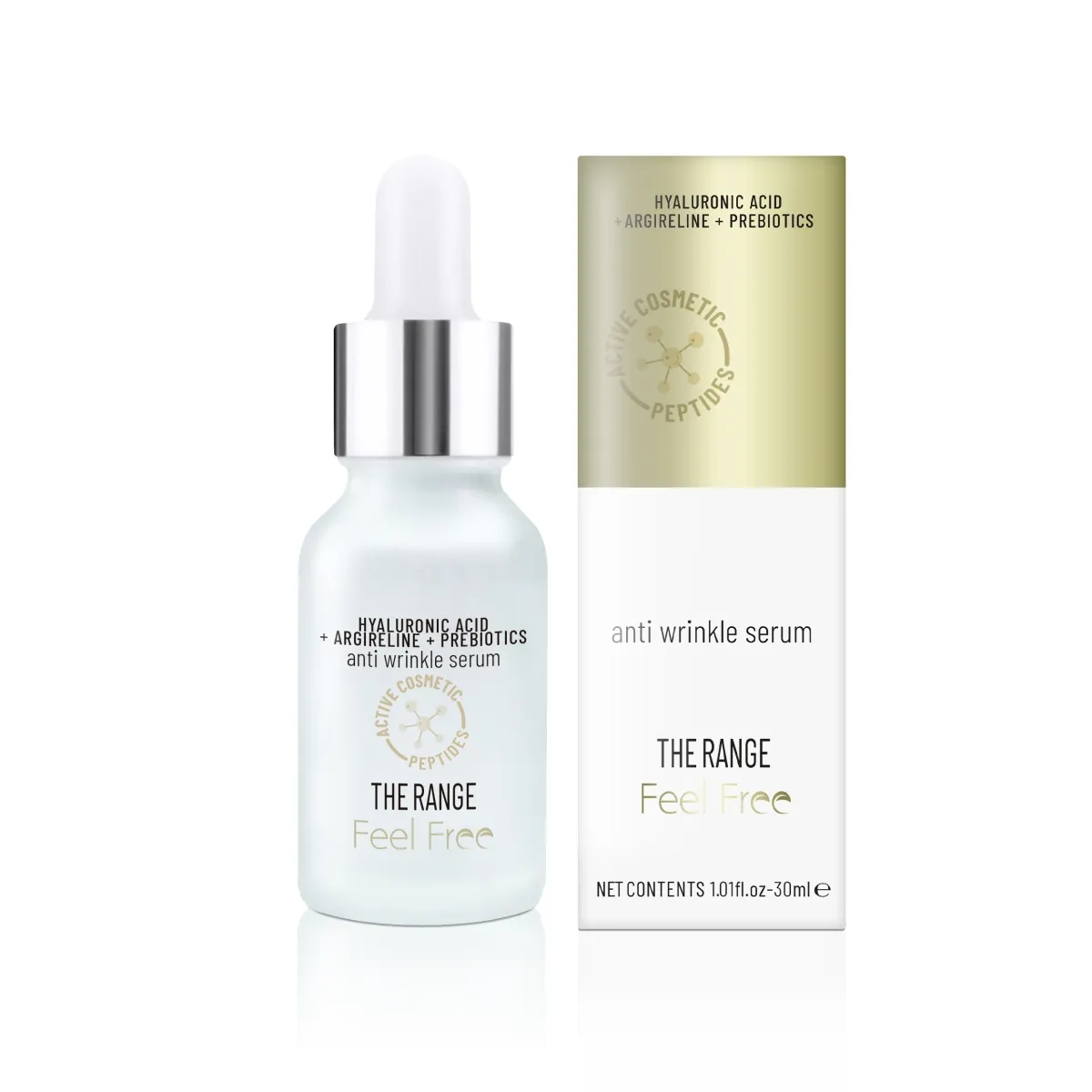 FEEL FREE THE RANGE SEERUM HÜALUROONHAPPEGA KORTSUDEVASTANE 30ML - Tootepilt