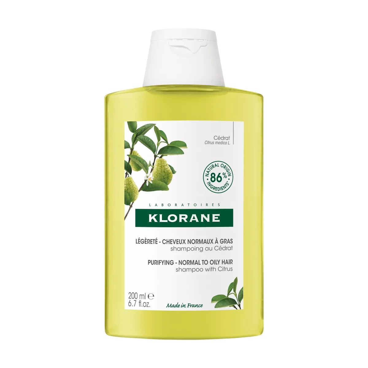 KLORANE SHAMPOON SIDRUNIEKSTRAKTIGA 200ML - Tootepilt