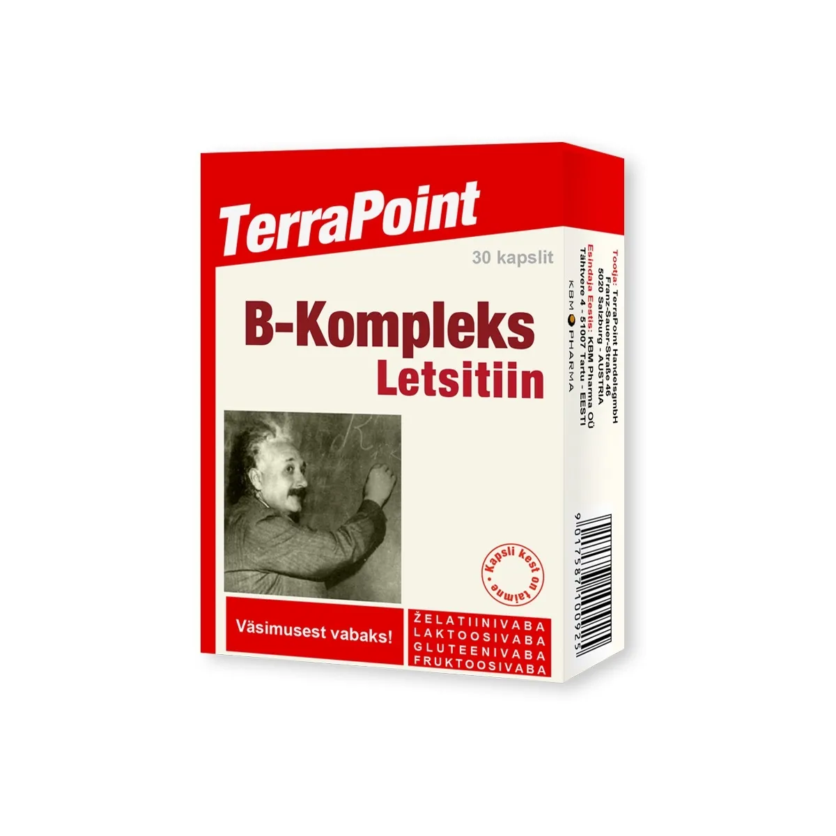 TERRAPOINT B-KOMPLEKS LETSITIIN CAPS N30