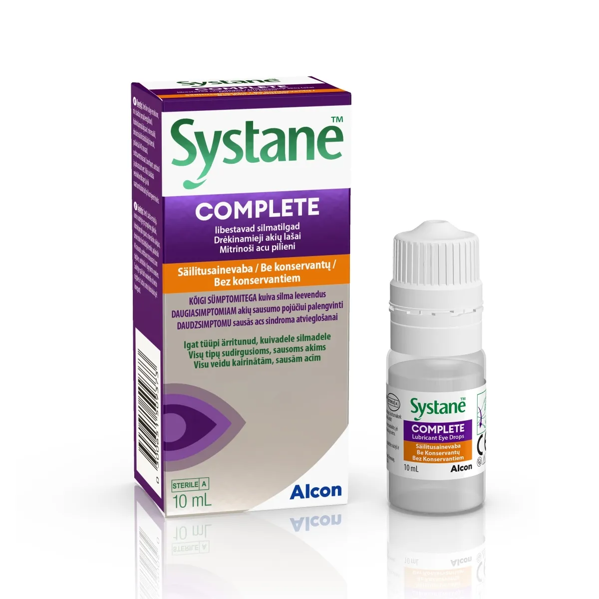 SYSTANE COMPLETE NIISUTAVAD SILMATILGAD SÄILITUSAINETA 10ML - Tootepilt
