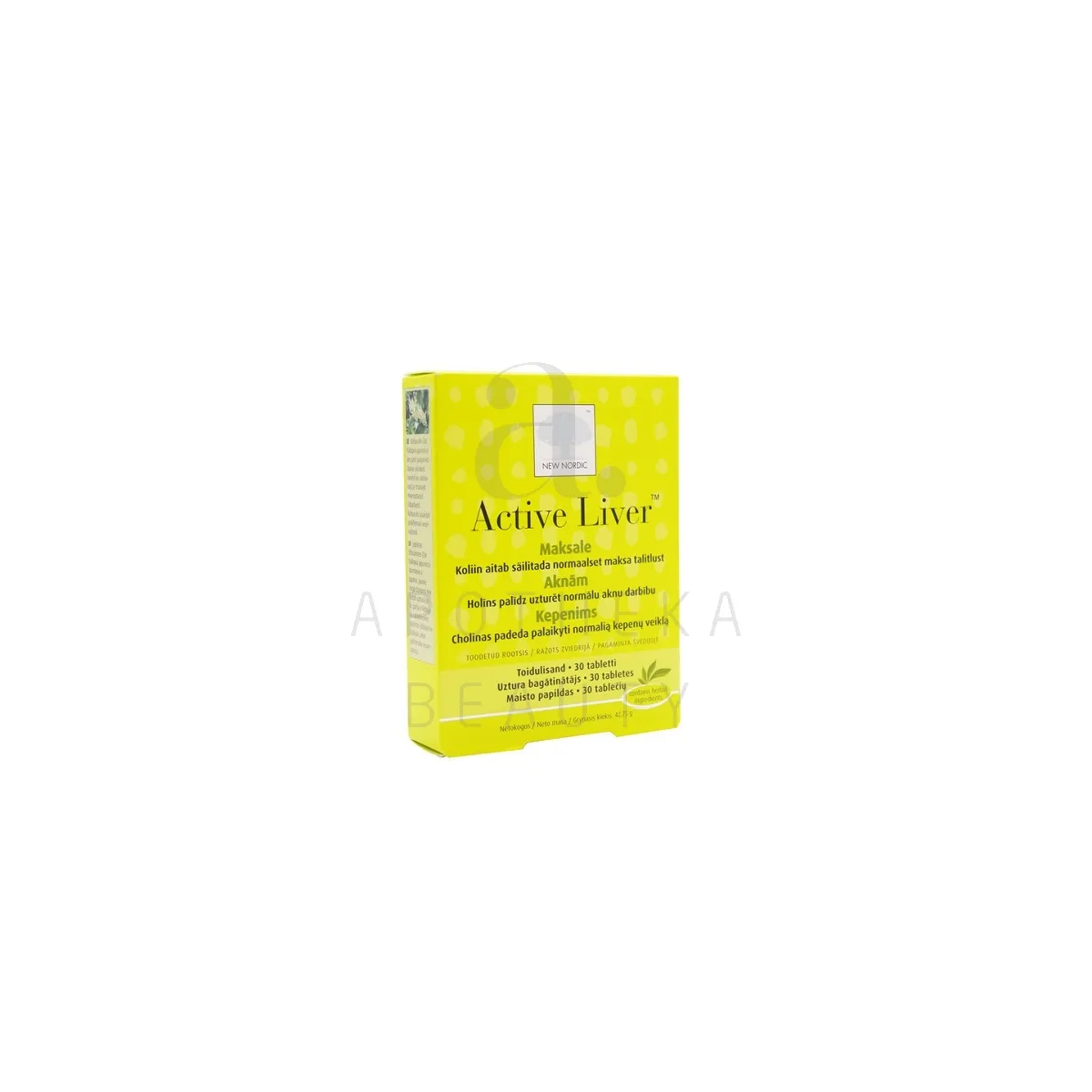 NEW NORDIC ACTIVE LIVER TBL N30 - Tootepilt