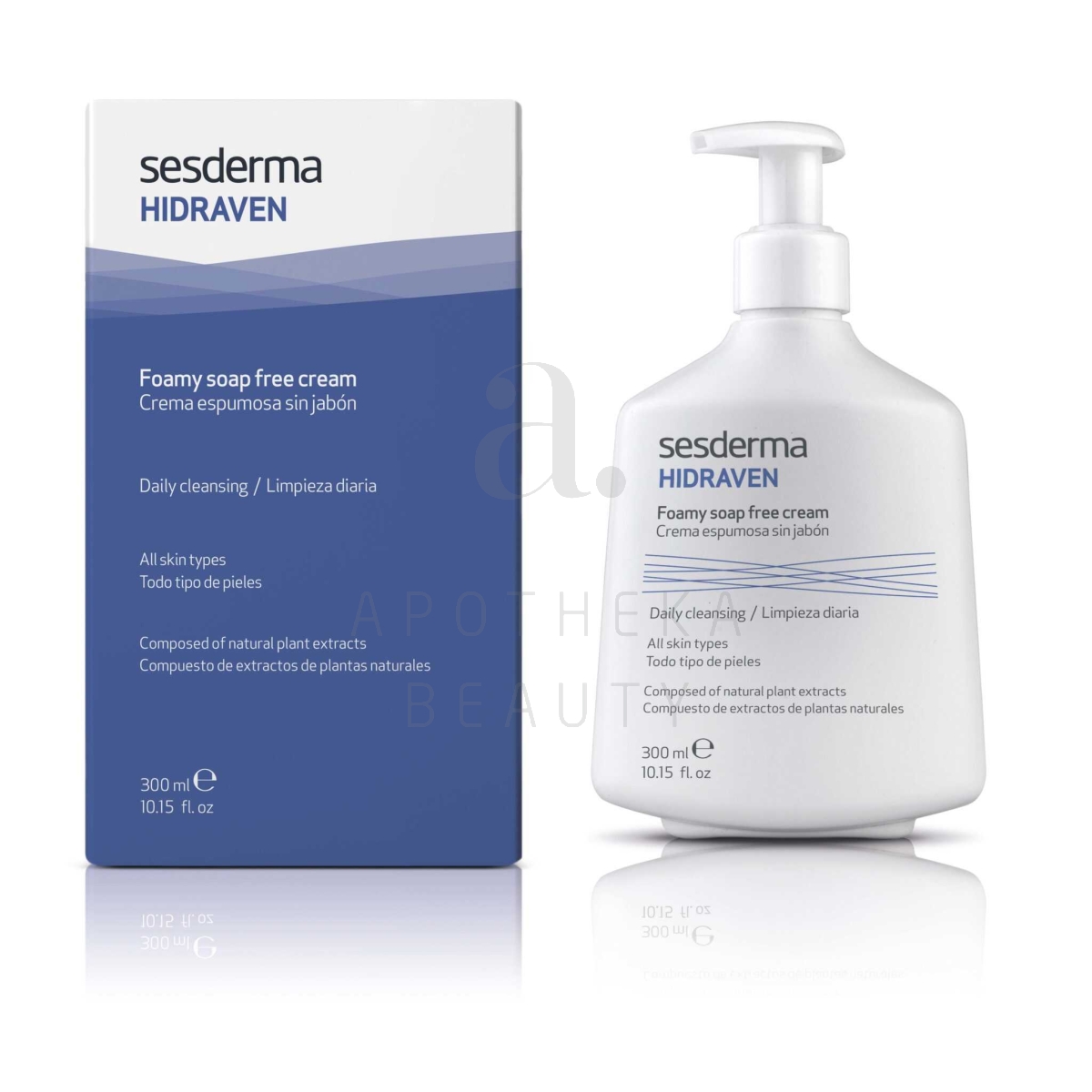 SESDERMA HIDRAVERN PUHASTUSVAHT NÄOLE JA KEHALE 300ML - Tootepilt