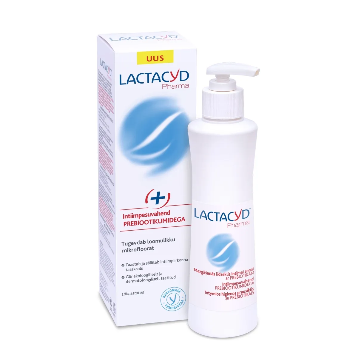 LACTACYD PHARMA INTIIMPESUVAHEND PREBIOOTIKUMIDEGA 250ML - Tootepilt