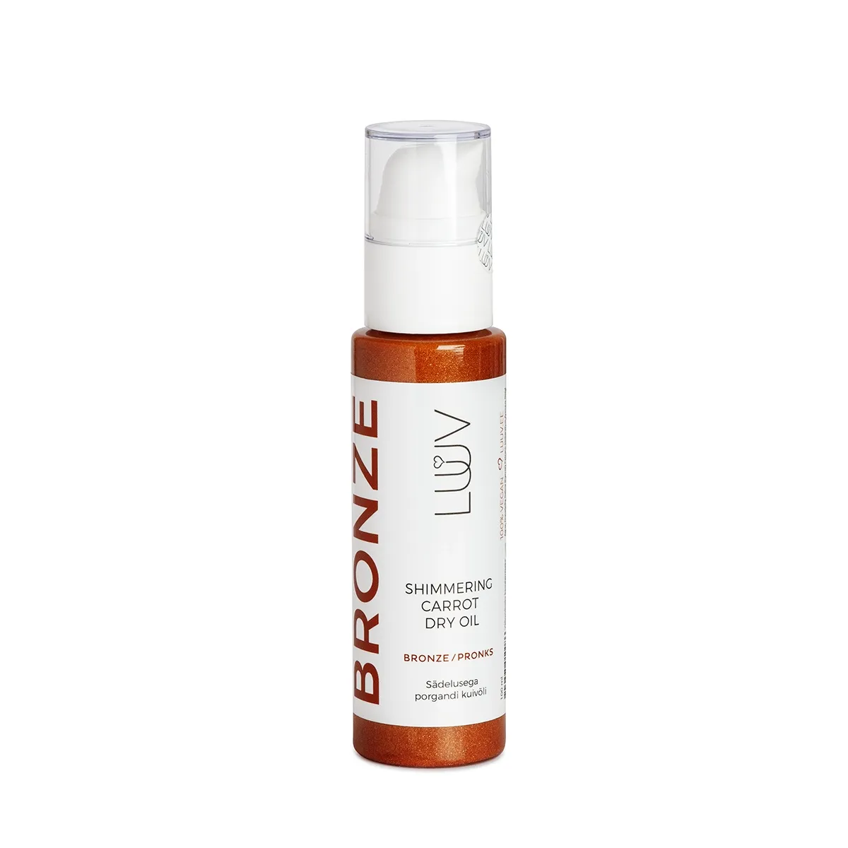 LUUV PORGANDI KUIVÕLI SÄDELUSEGA PRONKS 100ML - Tootepilt