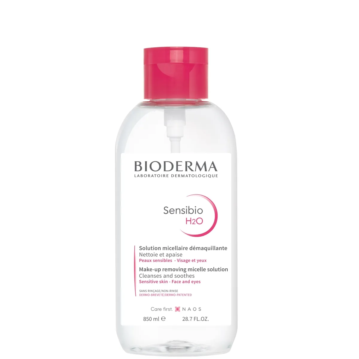 BIODERMA SENSIBIO H2O MITSELLAARVESI TUNDLIKULE NAHALE 850ML - Tootepilt