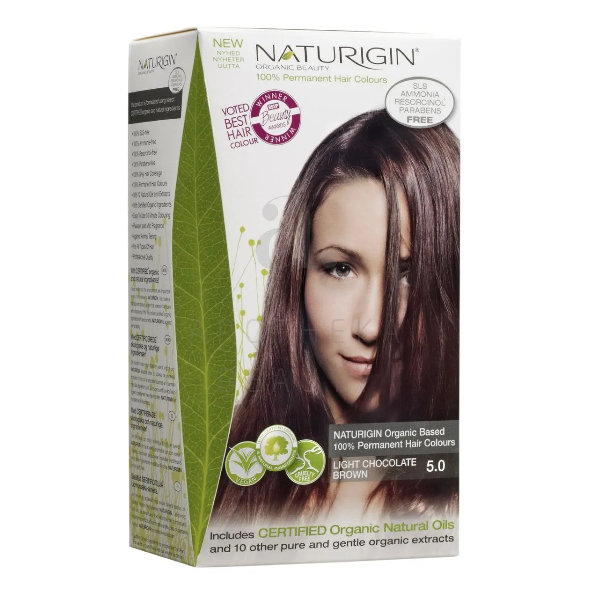 NATURIGIN JUUKSEVÄRV LIGHT CHOCOLATE BROWN 5,00 - Tootepilt