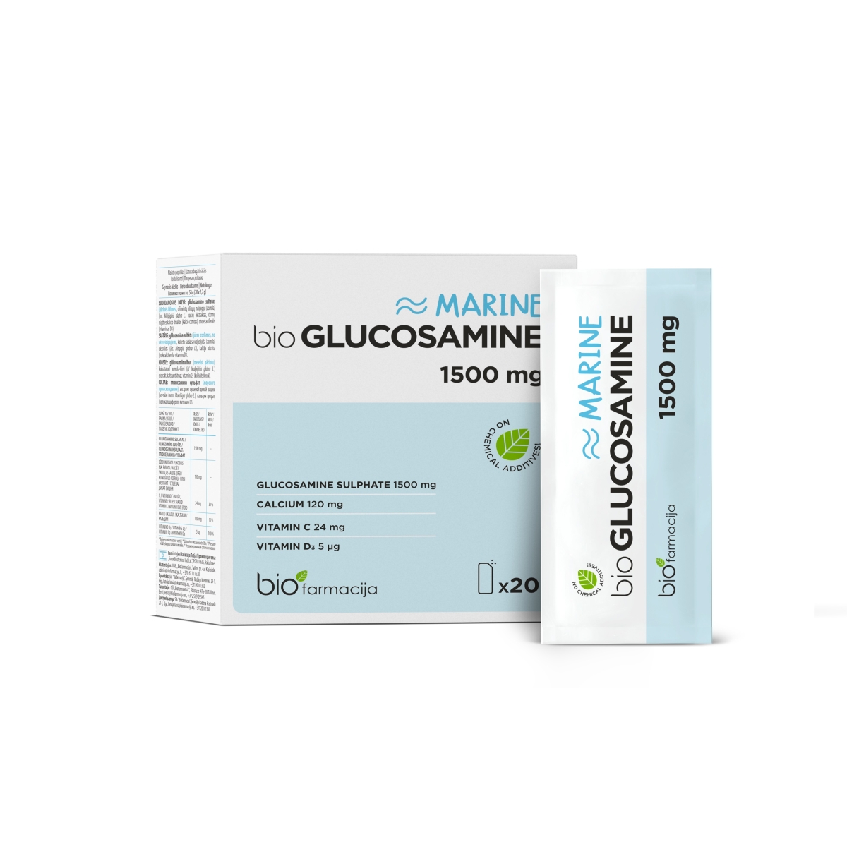 BIO GLUCOSAMINE MARINE 1,5G N20 - Tootepilt