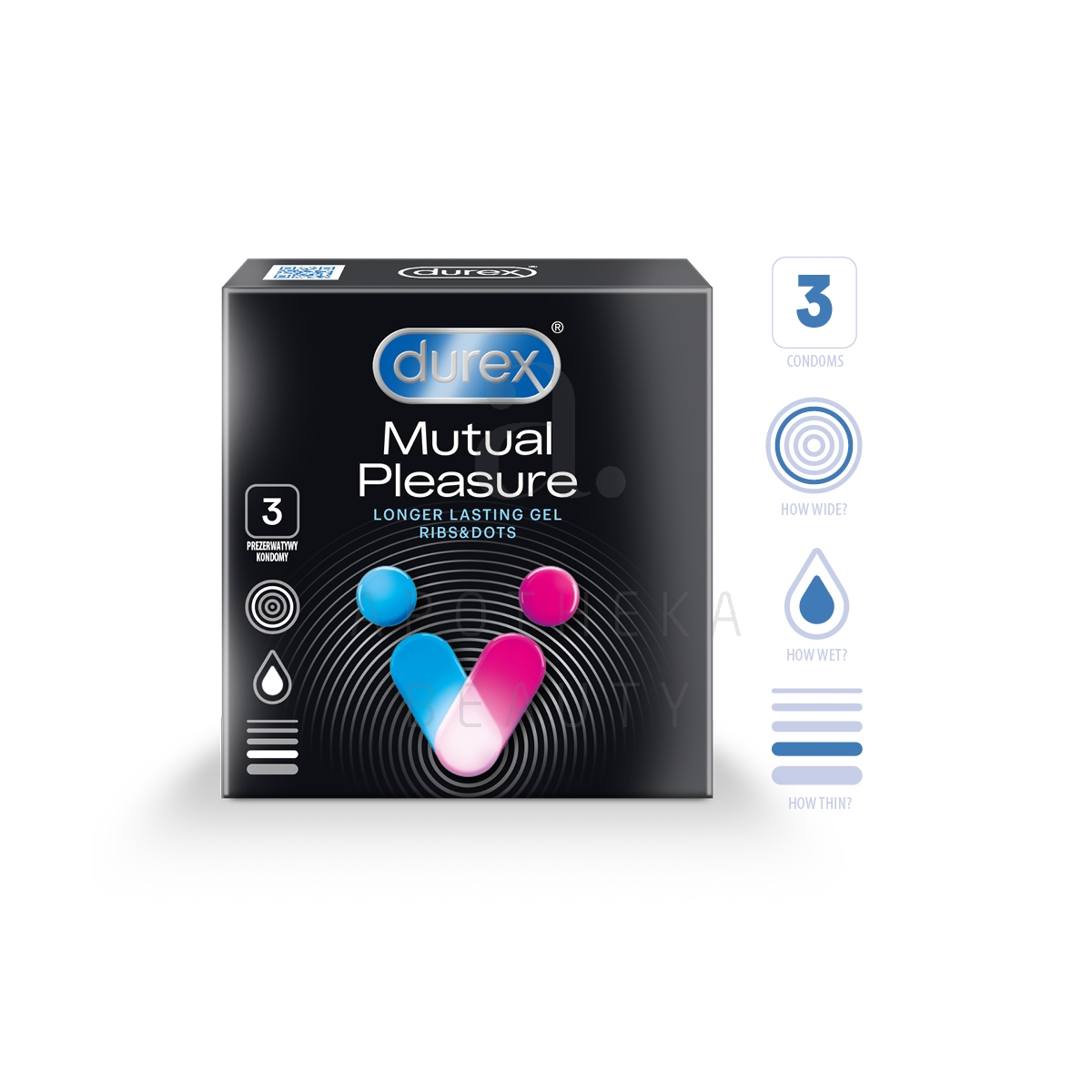 DUREX KONDOOMID MUTUAL PLEASURE N3 - Tootepilt