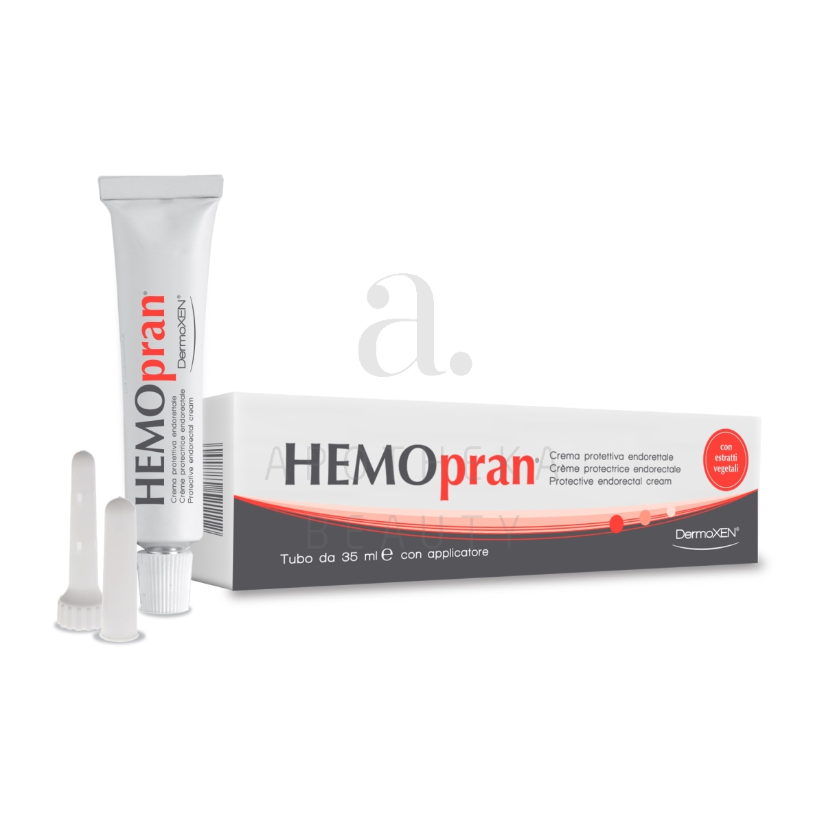 DERMOXEN HEMOPRAN KAITSEV ENDOREKTAALKREEM 35ML - Tootepilt
