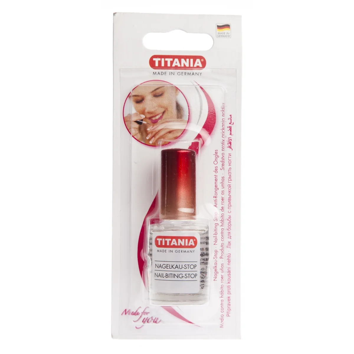 TITANIA KÜÜNE NÄRIMISVASTANE LAKK 10ML - Tootepilt