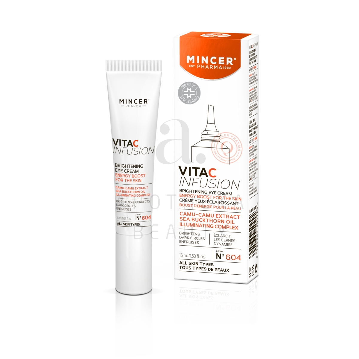 MINCER PHARMA VITA C SILMAKREEM TUMEDATELE SILMAALUSTELE 15ML - Tootepilt