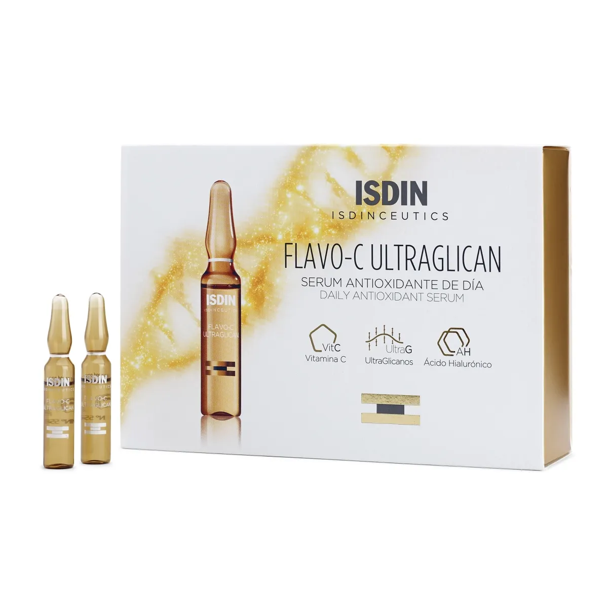 ISDIN FLAVO-C AMPULLID ULTRAGLICAN 2ML N10 - Tootepilt 1