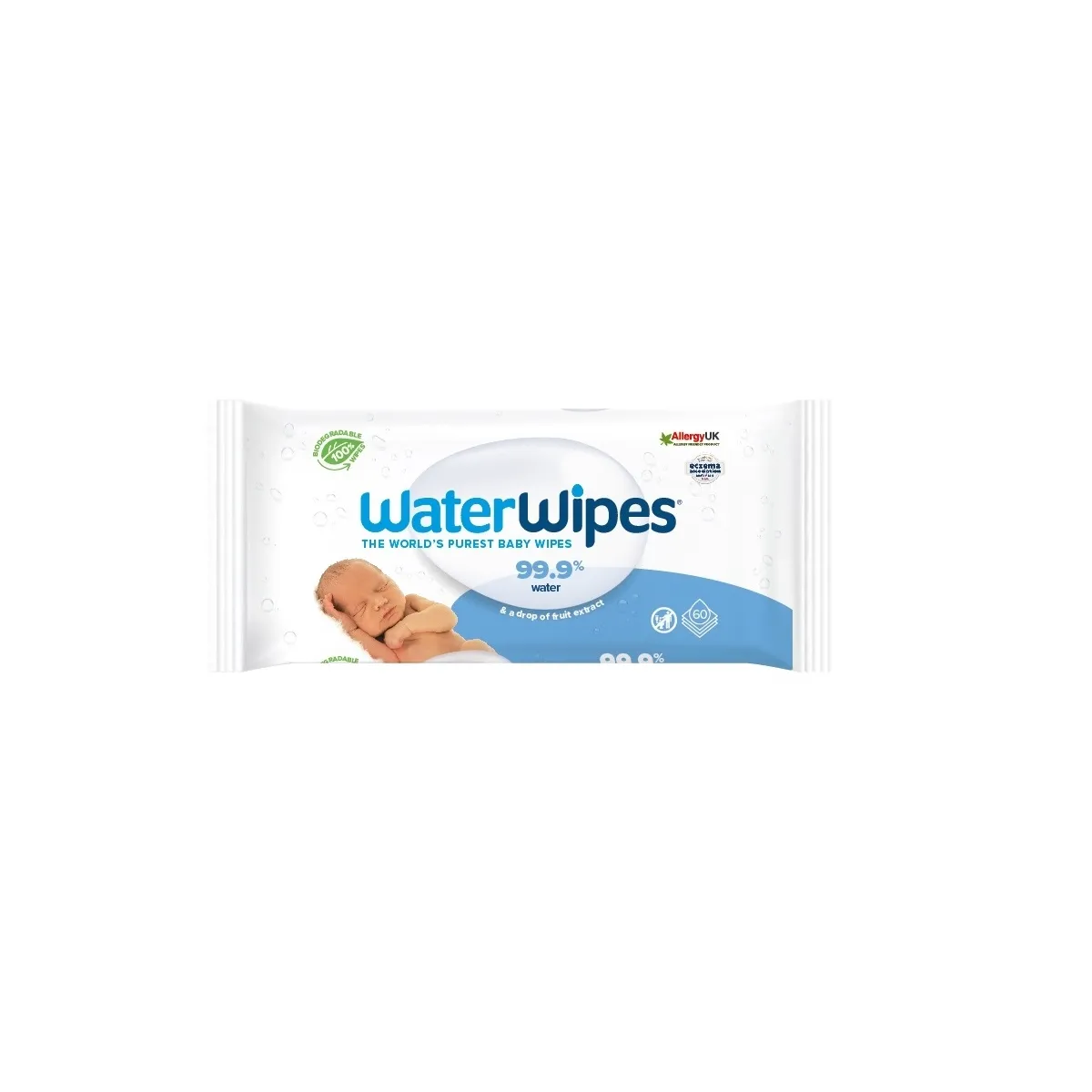 WATER WIPES BIO NIISKED BEEBISALVRÄTID N60 - Tootepilt
