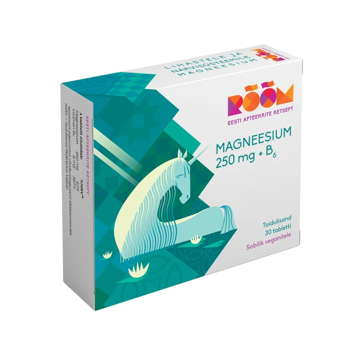 RÕÕM MAGNEESIUM 250MG TBL N30 - Tootepilt
