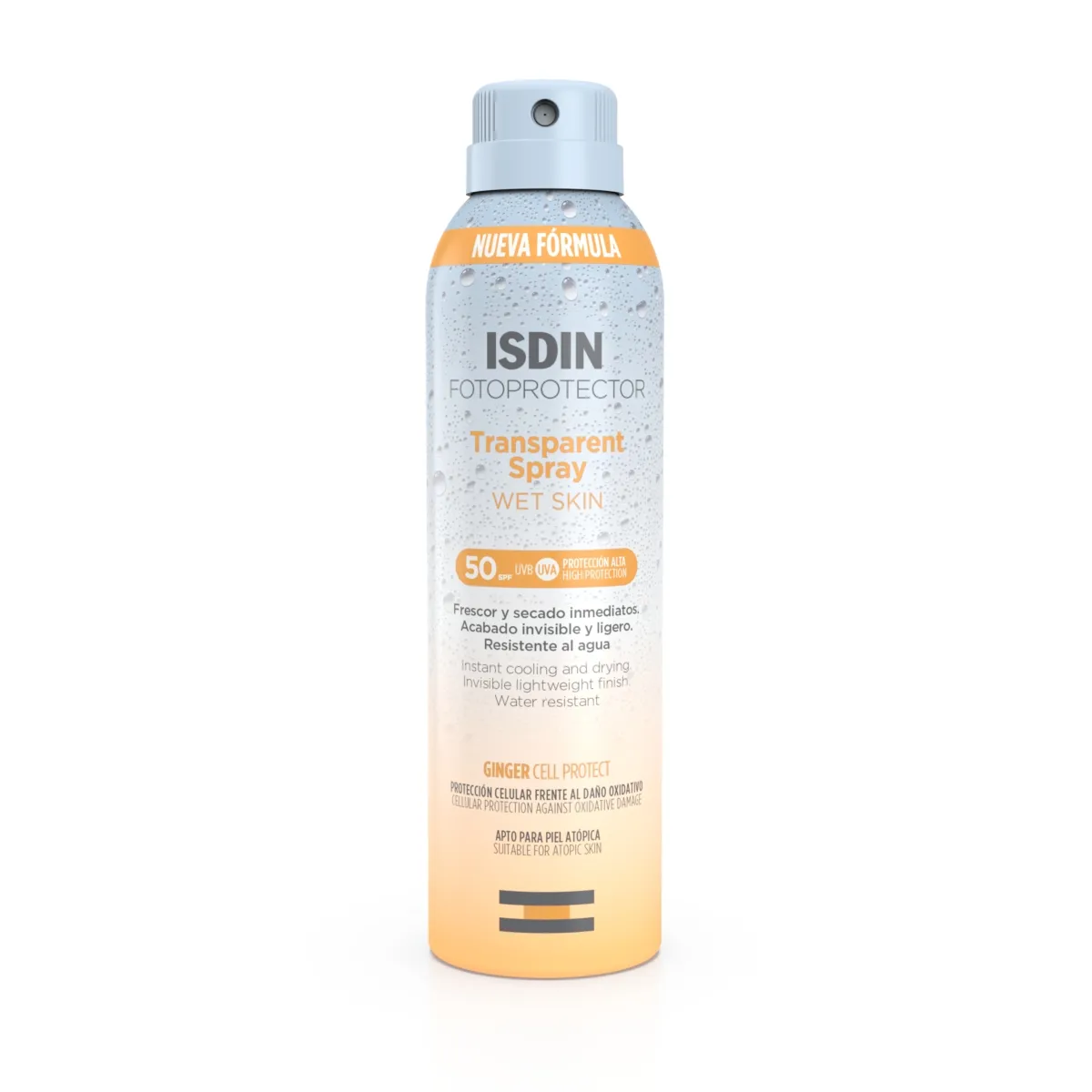 ISDIN SUN PÄIKESEKAITSEAEROSOOL VEEKINDEL SPF50 250ML - Tootepilt