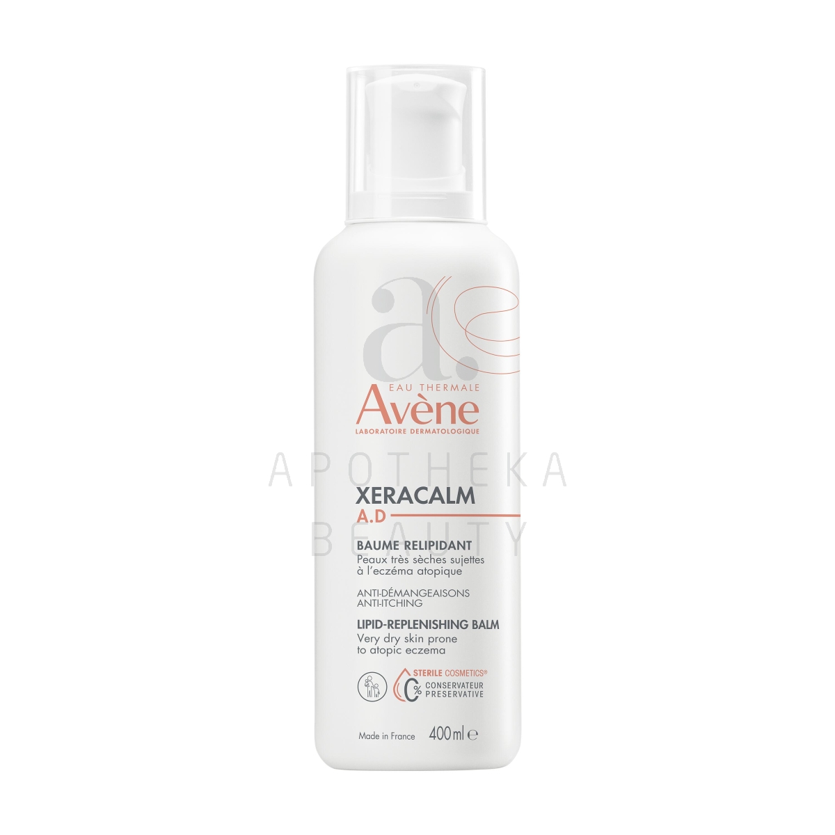 AVENE XERACALM A.D KEHAPALSAM LIPIIDE TAASTAV 400ML - Tootepilt